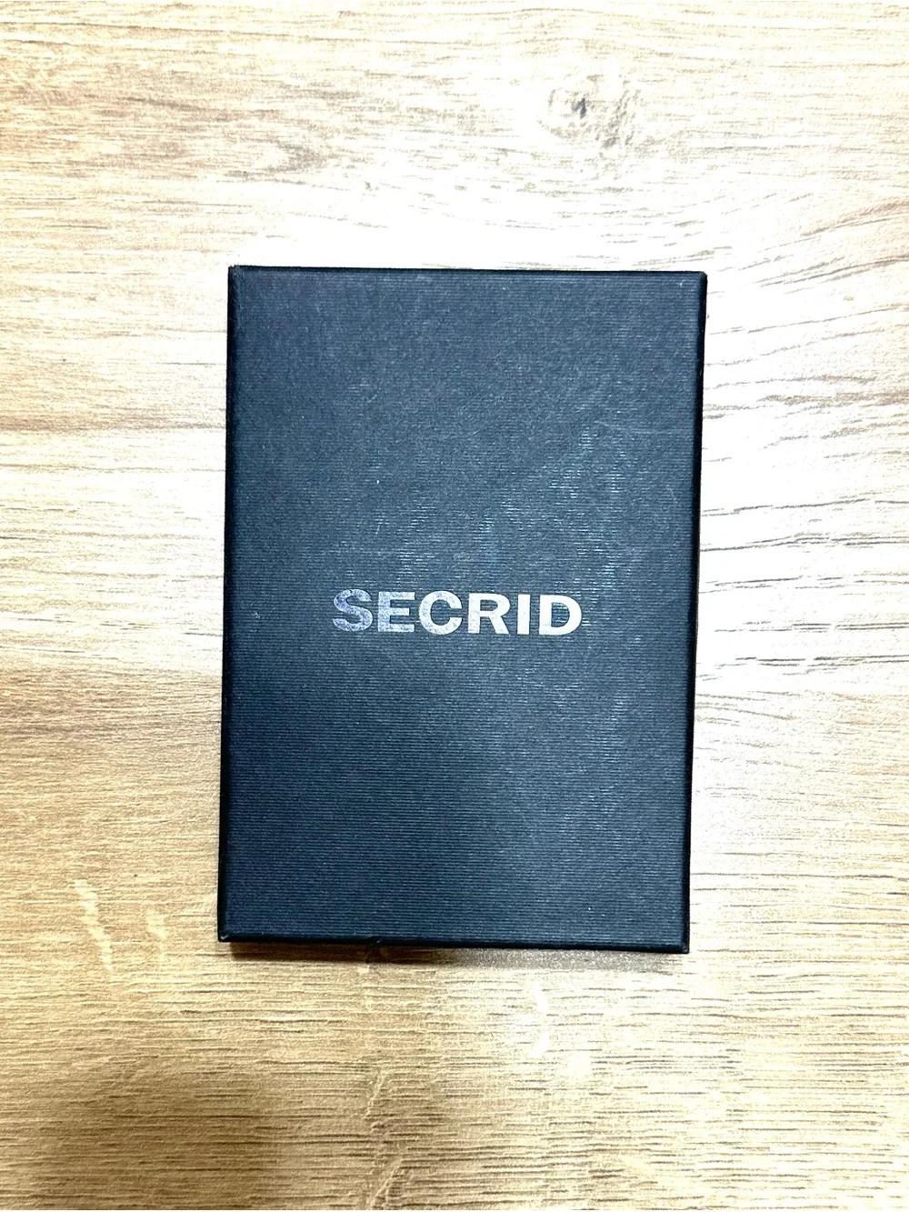 Secrid Slim Wallet Cubic Black Card Case Wallet NWT RFID Safe